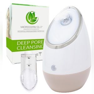 🤍 MICRODERM GLO Face Steamer Nano Ionic Mist Spa NEW